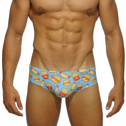 Burgers & Fries Men's Swim Brief