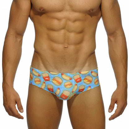 Burgers & Fries Men's Swim Brief