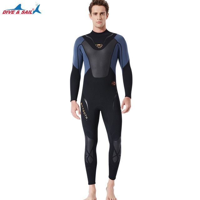 3mm Men's DIVE&SAIL Neoprene Triathlon Full Wetsuit