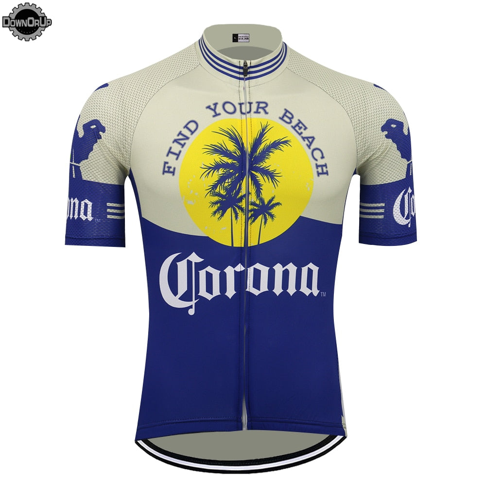 Corona Beer FIND YOUR BEACH Men's Cycling Jersey