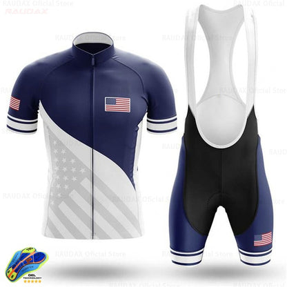2020 USA Men's Cycling Jersey Short Kit