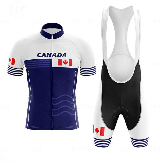 Canada Men's Cycling Jersey Short Kit