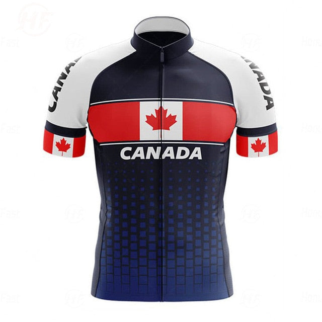 Canada Men's Cycling Jersey Short Kit