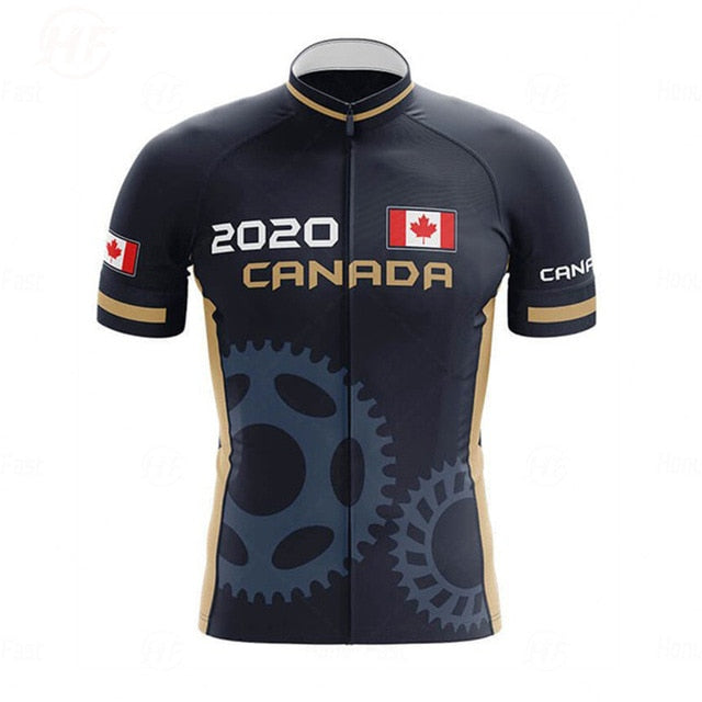 Canada Men's Cycling Jersey Short Kit