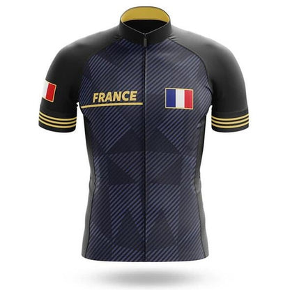 France Men's Cycling Jersey Short Kit