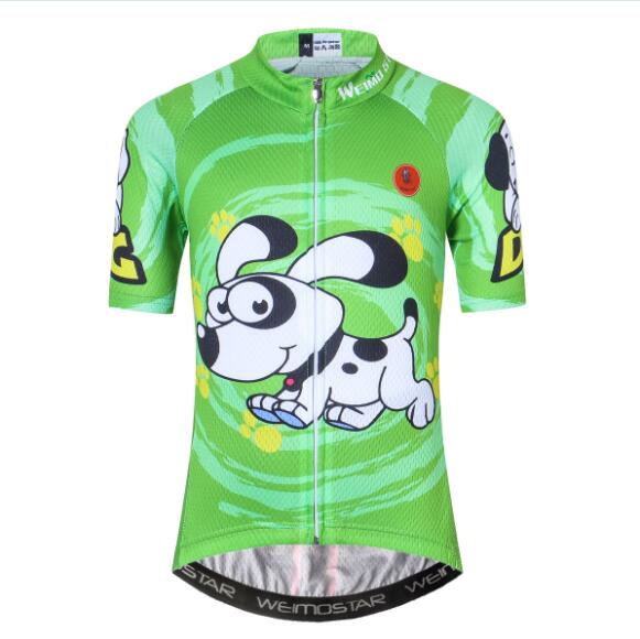 Children's Cartoon Cycling Jersey