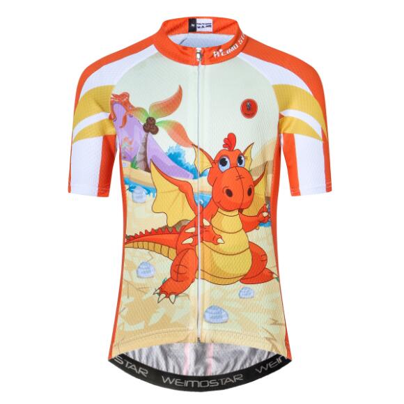 Children's Cartoon Cycling Jersey