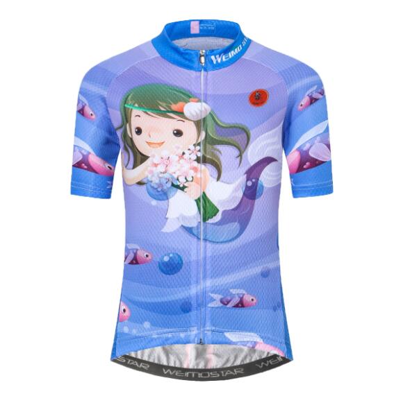 Children's Cartoon Cycling Jersey