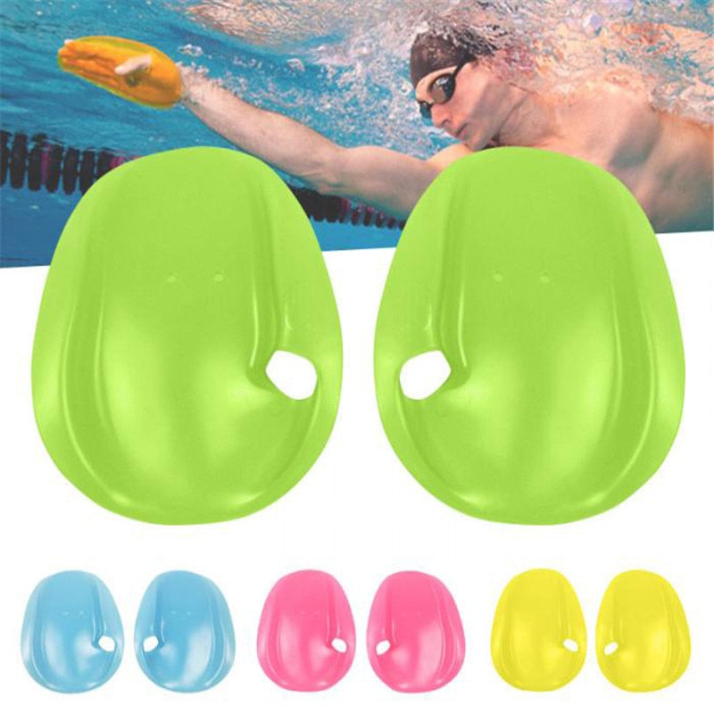 Swimming Stroke Professional Adjustable Silicon Hand Paddles