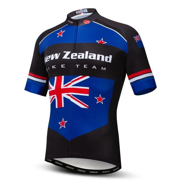 New Zealand Men's Short Sleeved Cycling Jersey