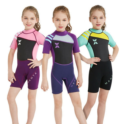 Boys And Girls Neoprene/Nylon Shorty Wetsuit