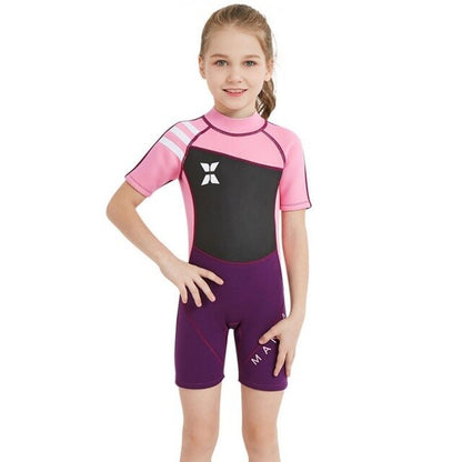 Boys And Girls Neoprene/Nylon Shorty Wetsuit