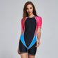 Women's One Piece Lycra Short Sleeve Shorty Wetsuit