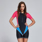 Women's One Piece Lycra Short Sleeve Shorty Wetsuit