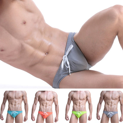 CLEVER-MENMODE Men's Solid Swim Brief