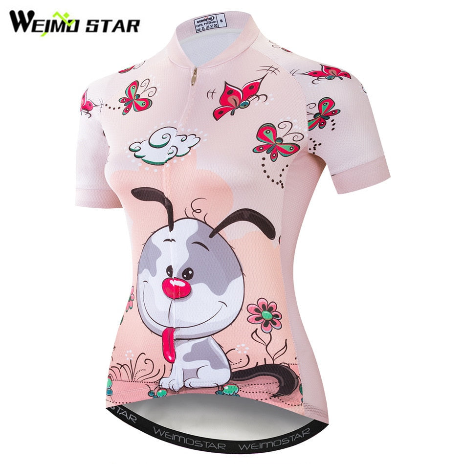 My Dog Likes Butterflies Women's Cycling Jersey