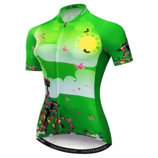 My Dog Likes Butterflies Women's Cycling Jersey