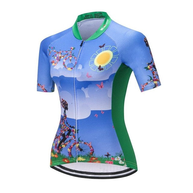 My Dog Likes Butterflies Women's Cycling Jersey