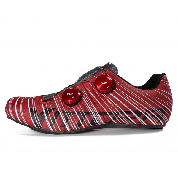 Vittoria Revolve Road Cycling Shoes - Silk Red (FCT Carbon Sole)