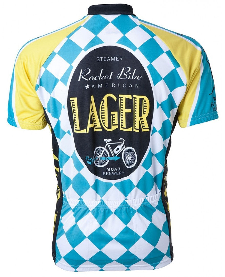 Moab Brewery Rocket Bike Lager Men's Cycling Jersey (S, M, L, XL, 2XL, 3XL)