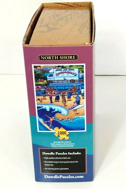 Dowdle Folk Art 1000 Piece Puzzle North Shore 19 1/4" x 26 5/8" Finished