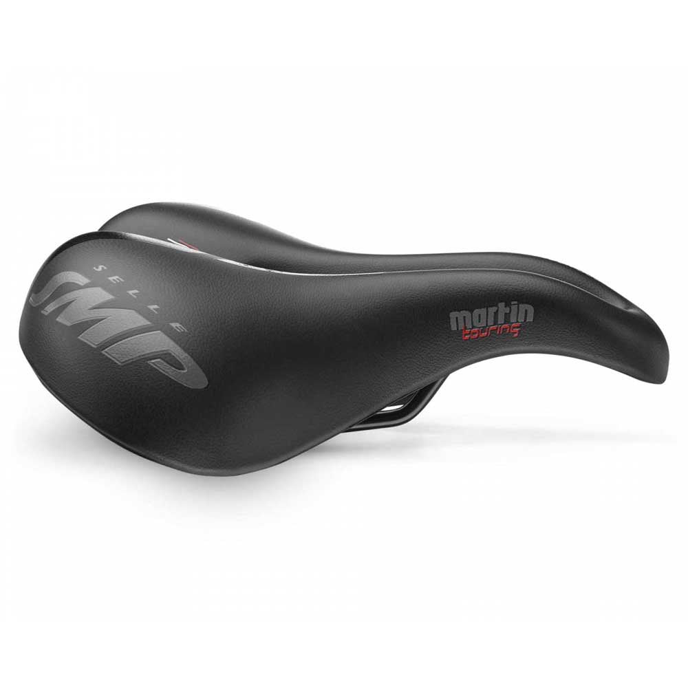 SMP Unisex – Adult's Martin Touring Gel Saddle, Black, Standard Size