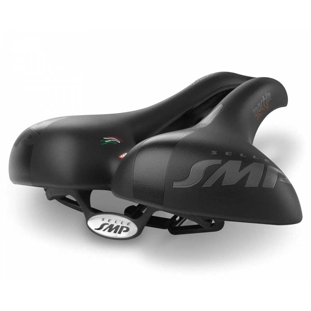 SMP Unisex – Adult's Martin Touring Gel Saddle, Black, Standard Size