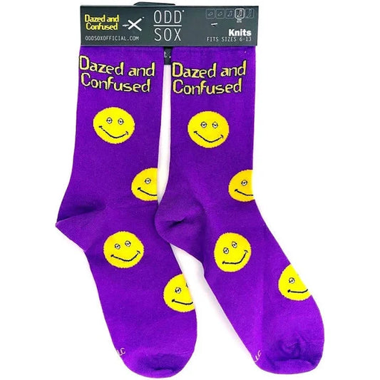 Men's Odd Sox Dazed and Confused Crew Socks