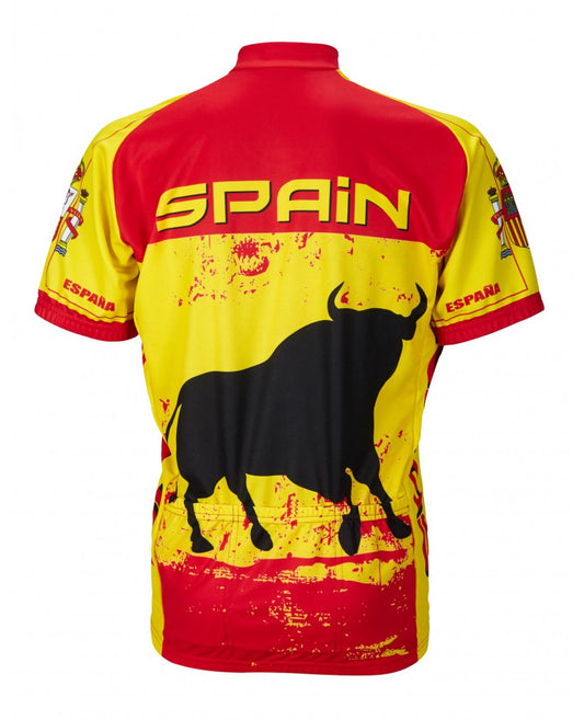 Spain Men's Cycling Jersey (S, M, L, XL, 2XL, 3XL)