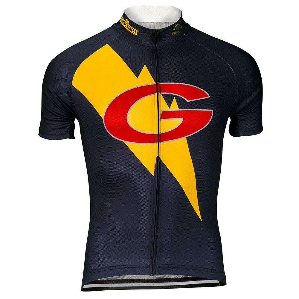Sesame Street Super Grover Men's Cycling Jersey (M, L, 3XL)