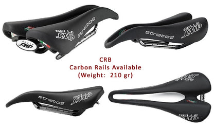 Selle SMP Stratos Pro Saddle with Carbon Rails