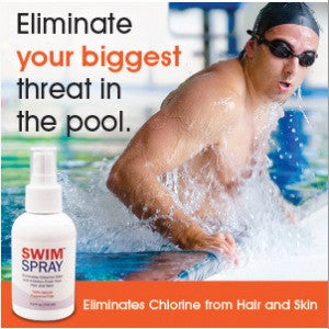 SwimSpray Natural Chlorine Removal Spray for Hair & Body - 6 oz. Bottles (Pack of 3)