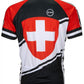 Switzerland Men's Cycling Jersey (S, M, L, XL, 2XL, 3XL)