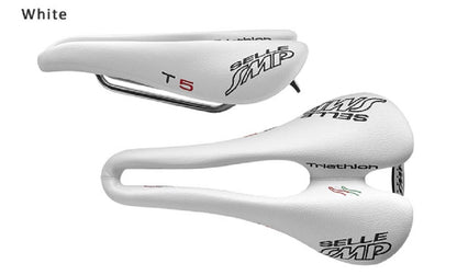 Selle SMP T5 Triathlon Bicycle Saddle with Steel Rails