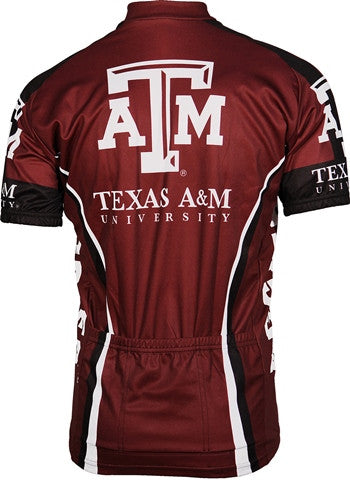 Texas A&M Aggies Men's Road Cycling Jersey (S, M, L, XL, 2XL, 3XL)