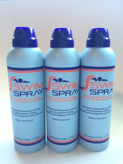 SwimSpray Natural Chlorine Removal Spray for Hair & Body - 6 oz. Bottles (Pack of 3)