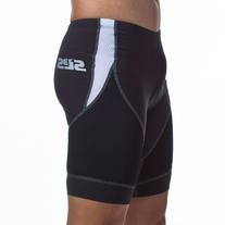 SLS3 Men's Tri Race Compression Short, Raven Black, X-Small/26-28-Inch