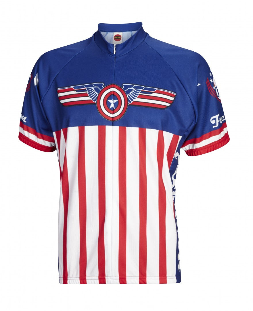 USA Freedom Men's Cycling Jersey (S, M, L, XL, 2XL, 3XL)