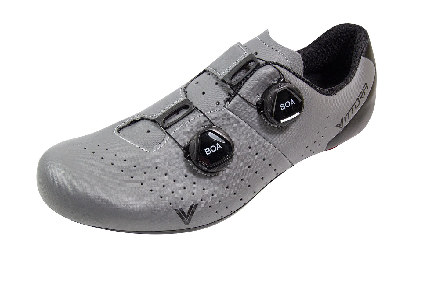 2025 Vittoria Veloce Carbon Road Cycling Shoes (Grey/Black) EU 42.5