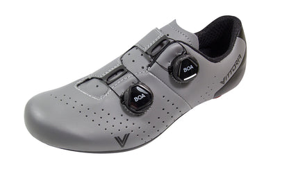 2025 Vittoria Veloce Carbon Road Cycling Shoes (Grey/Black) EU 42.5