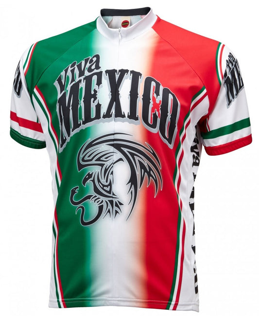 Viva Mexico Men's Cycling Jersey (S, M, L, XL, 2XL, 3XL)