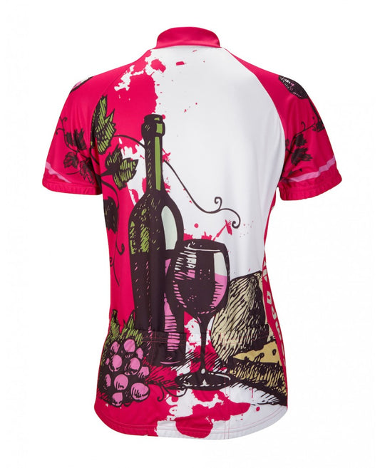 Wine Time Women's Cycling Jersey (S, M, L, XL)